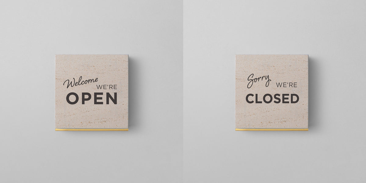 open＆closed表札オブジェ 楽天市場】オープン クローズ 札の通販