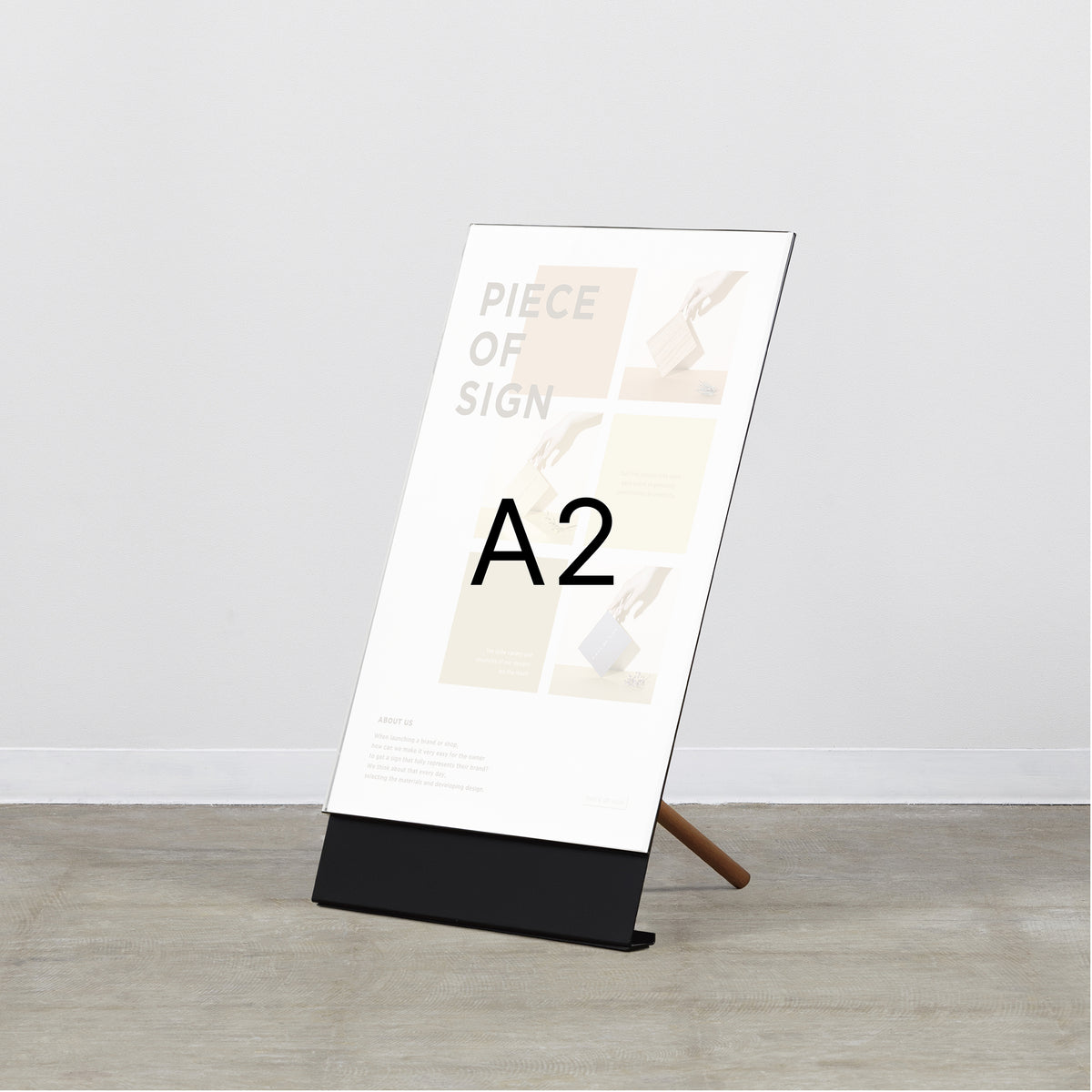 PIECE OF SIGN A2ポスタースタンド　看板立て　A看板 TOWER ポスタースタンドサイン A2
