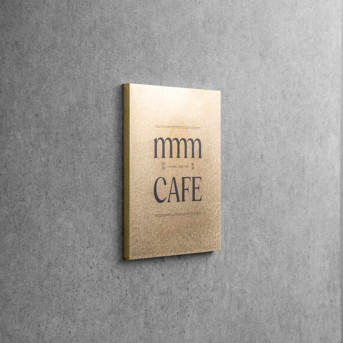 THE DOOR PLATE - SLAB