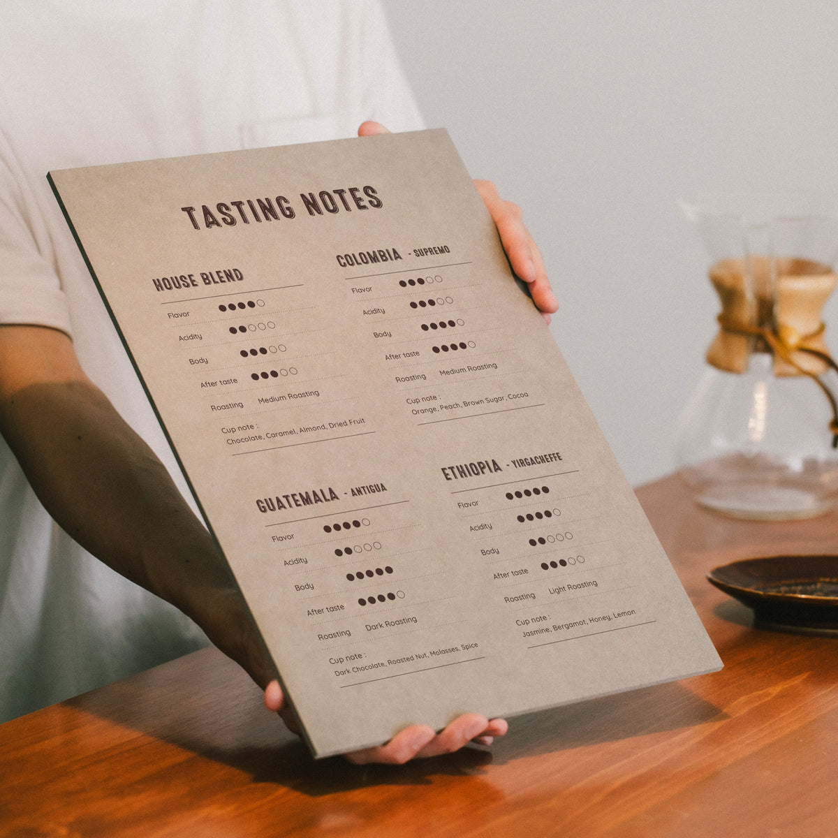 WOODEN メニューボード