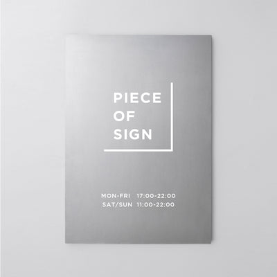 FLAT PLATE ウォールサイン L-SIZE