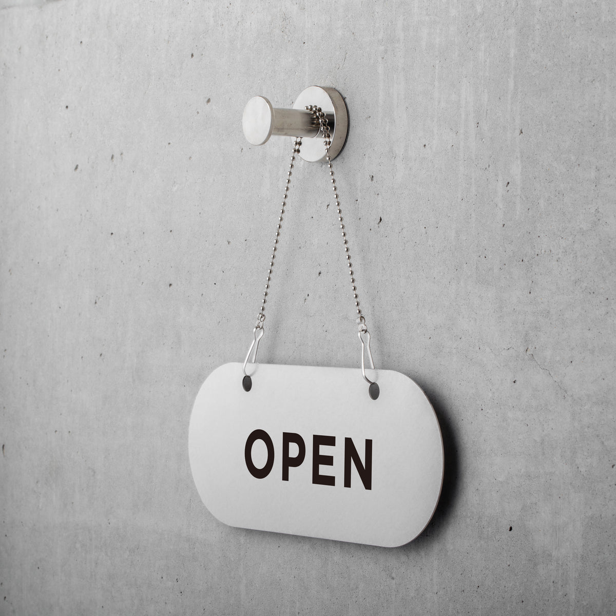 OPEN & CLOSED ハンギングサイン