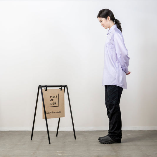 定番に満足しない、 PIECE OF SIGN のものづくり<br>A-Frame スタンドサイン 開発秘話