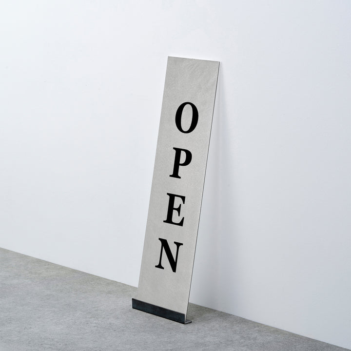 OPEN & CLOSED 床置きサイン - PIECE OF SIGN