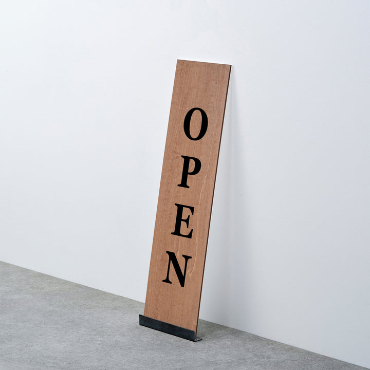 OPEN & CLOSED 床置きサイン - PIECE OF SIGN