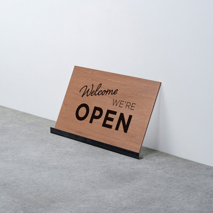 OPEN & CLOSED 床置きサイン - PIECE OF SIGN