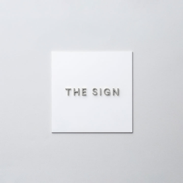 THE DOOR PLATE + 切文字サイン - PIECE OF SIGN