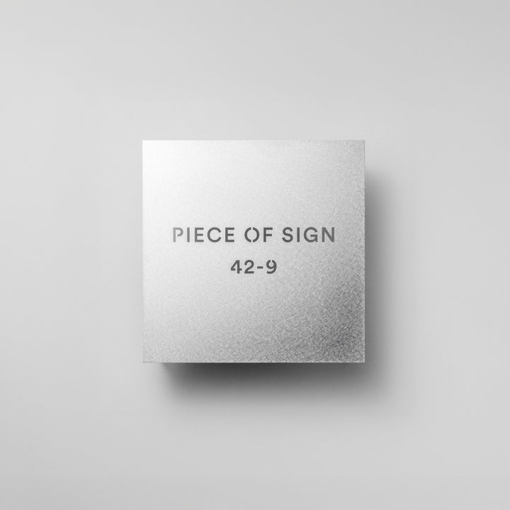 THE DOOR PLATE - くり抜き仕上げ - PIECE OF SIGN