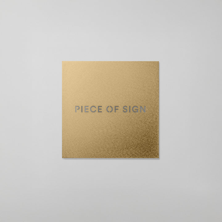 THE DOOR PLATE - くり抜き仕上げ - PIECE OF SIGN