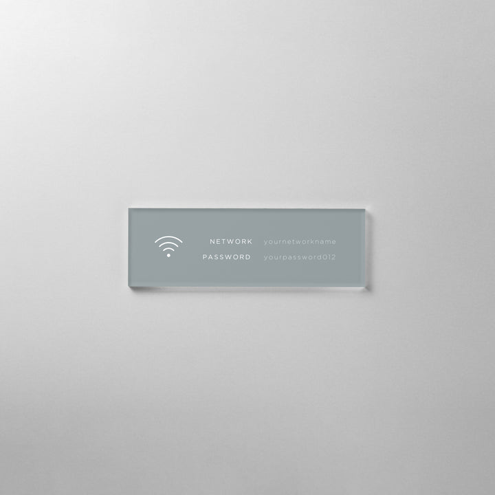 ACRYLIC INFO SIGN - PIECE OF SIGN