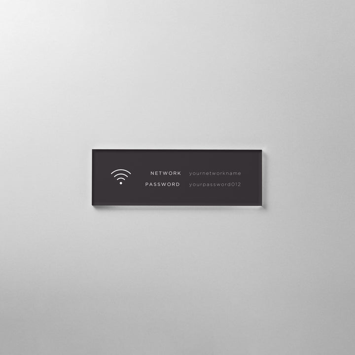 ACRYLIC INFO SIGN - PIECE OF SIGN