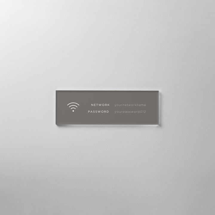 ACRYLIC INFO SIGN - PIECE OF SIGN