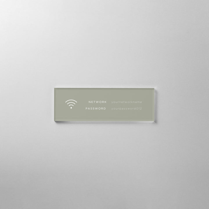 ACRYLIC INFO SIGN - PIECE OF SIGN