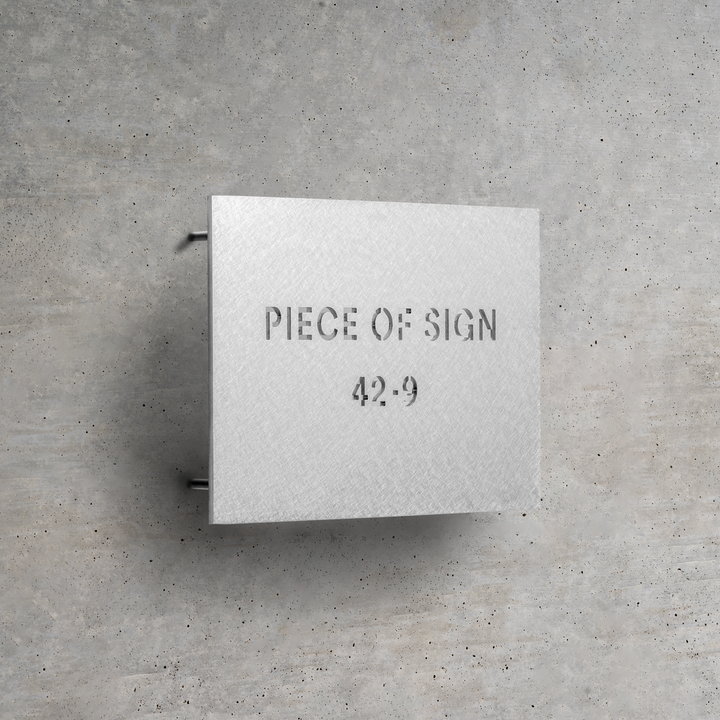 THE DOOR PLATE - くり抜き仕上げ - PIECE OF SIGN