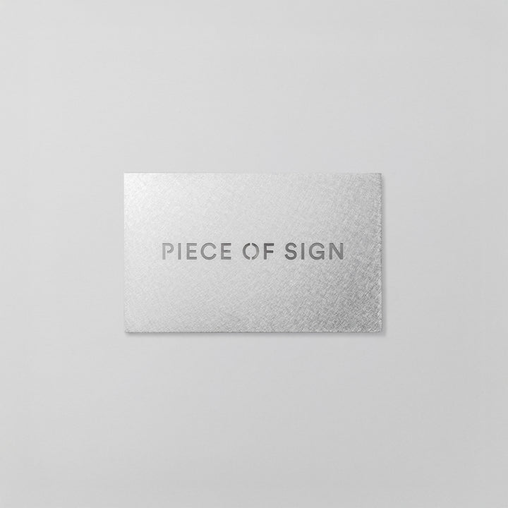 THE DOOR PLATE - くり抜き仕上げ - PIECE OF SIGN