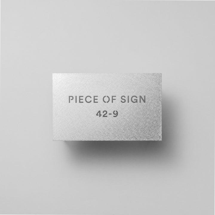 THE DOOR PLATE - くり抜き仕上げ - PIECE OF SIGN