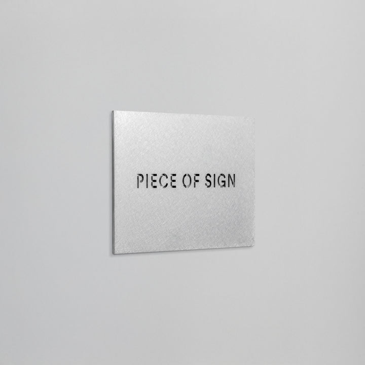 THE DOOR PLATE - くり抜き仕上げ - PIECE OF SIGN