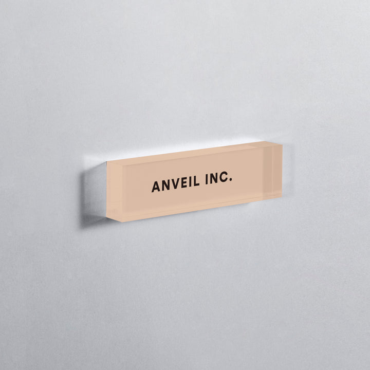 ACRYLIC DOOR PLATE - PIECE OF SIGN