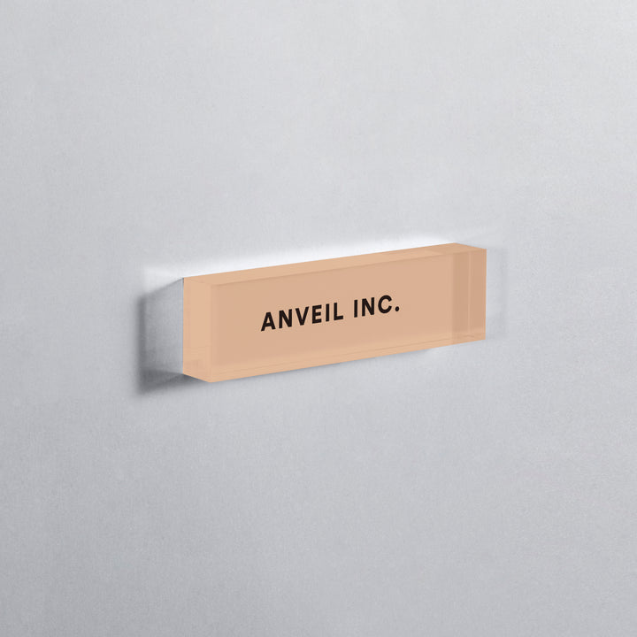 ACRYLIC DOOR PLATE - PIECE OF SIGN