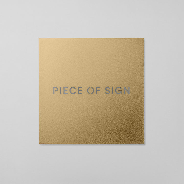 THE DOOR PLATE - くり抜き仕上げ - PIECE OF SIGN
