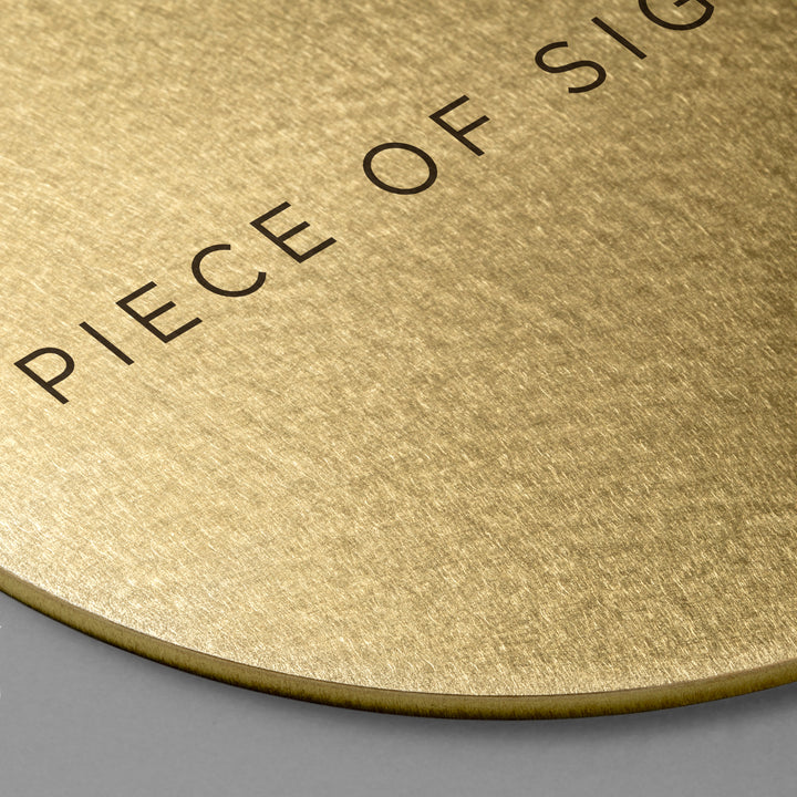 THE DOOR PLATE - PIECE OF SIGN