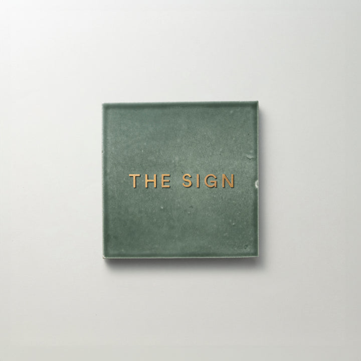 THE DOOR PLATE + 切文字サイン - zellige - PIECE OF SIGN