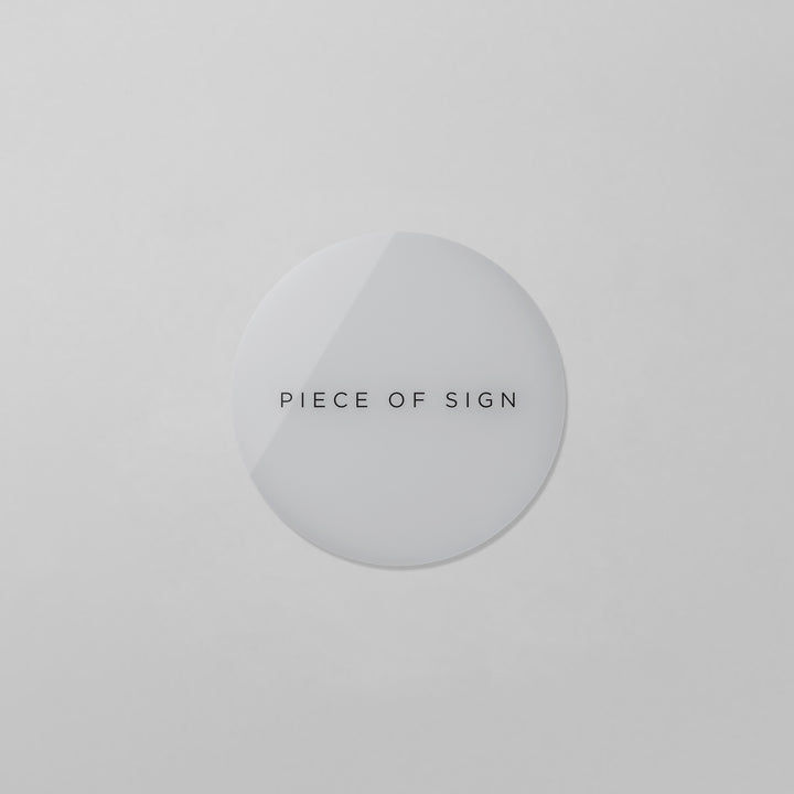 おしゃれなアクリル表札 - PIECE OF SIGN 