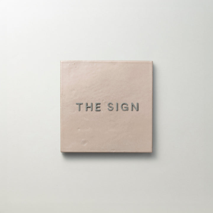 THE DOOR PLATE + 切文字サイン - zellige - PIECE OF SIGN