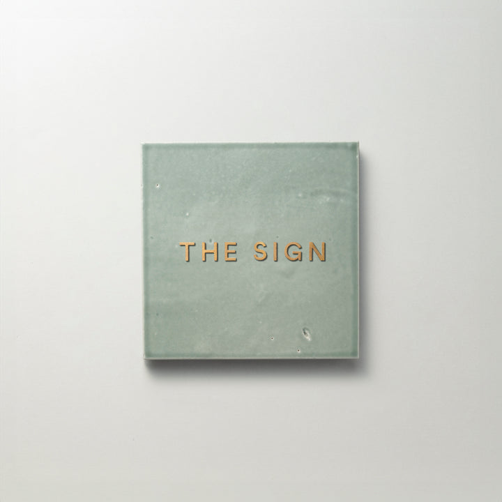 THE DOOR PLATE + 切文字サイン - zellige - PIECE OF SIGN