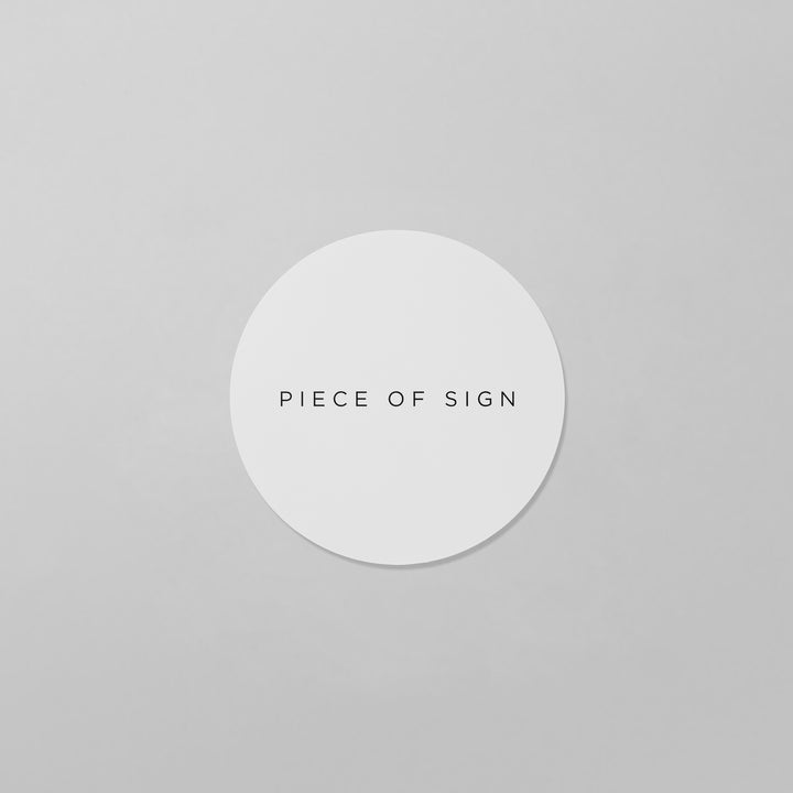 おしゃれな金属表札 - PIECE OF SIGN 