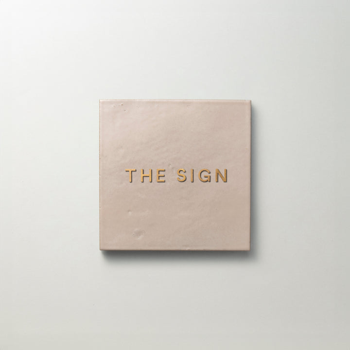 THE DOOR PLATE + 切文字サイン - zellige - PIECE OF SIGN