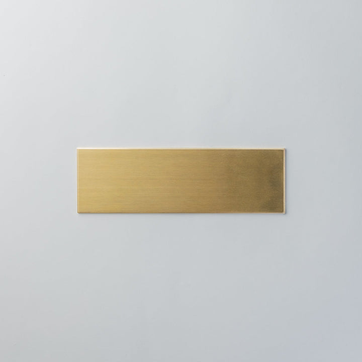 THE DOOR PLATE（印刷無しで購入） - PIECE OF SIGN