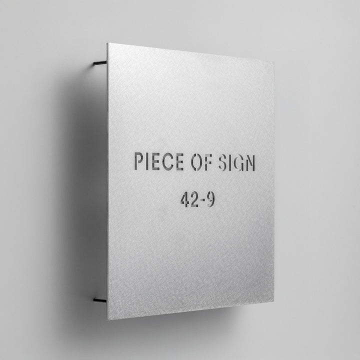 THE DOOR PLATE - くり抜き仕上げ - PIECE OF SIGN