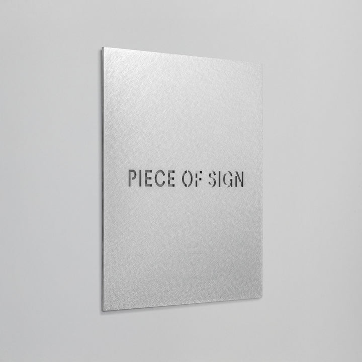 THE DOOR PLATE - くり抜き仕上げ - PIECE OF SIGN