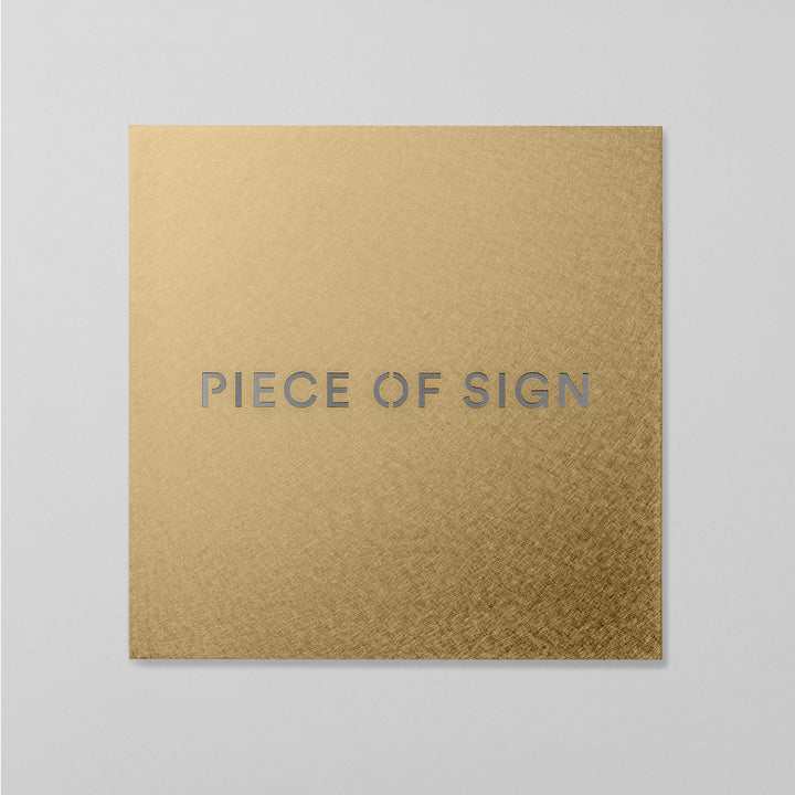 THE DOOR PLATE - くり抜き仕上げ - PIECE OF SIGN