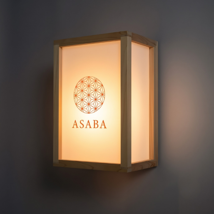 WOOD FRAME LED サイン-壁面-
