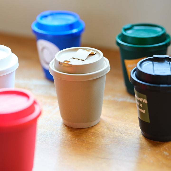 PAPER SUEDE CUP + LID Set - 1,000 pcs