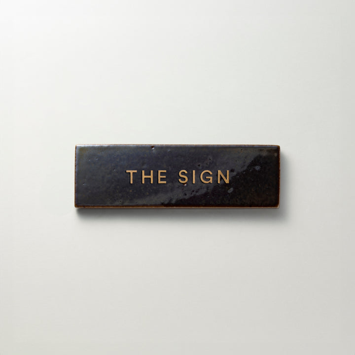 THE DOOR PLATE + 切文字サイン - zellige - PIECE OF SIGN