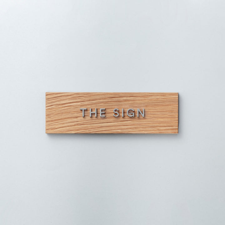 THE DOOR PLATE + 切文字サイン - PIECE OF SIGN
