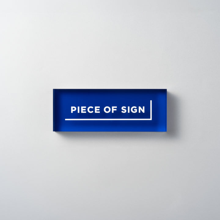 COUNTER / TABLE TOP サイン - アクリルカラー印刷 - PIECE OF SIGN