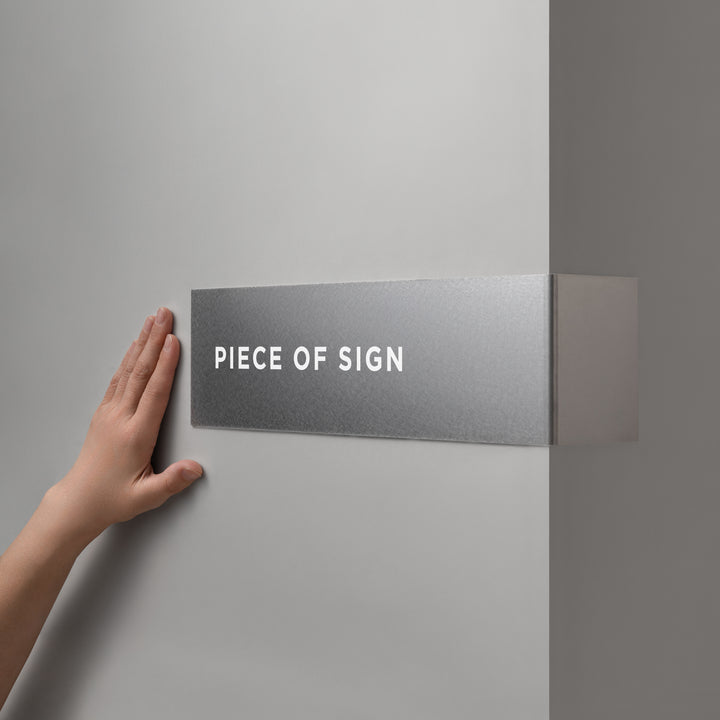 L-SHAPED DOOR SIGN