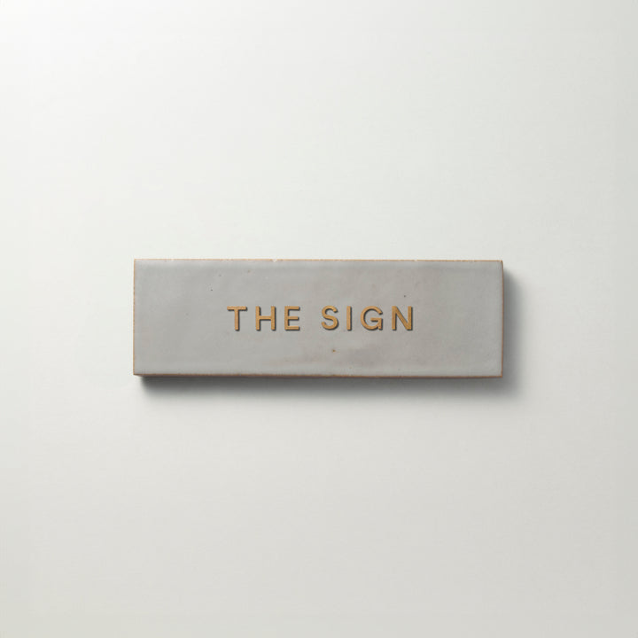 THE DOOR PLATE + 切文字サイン - zellige - PIECE OF SIGN