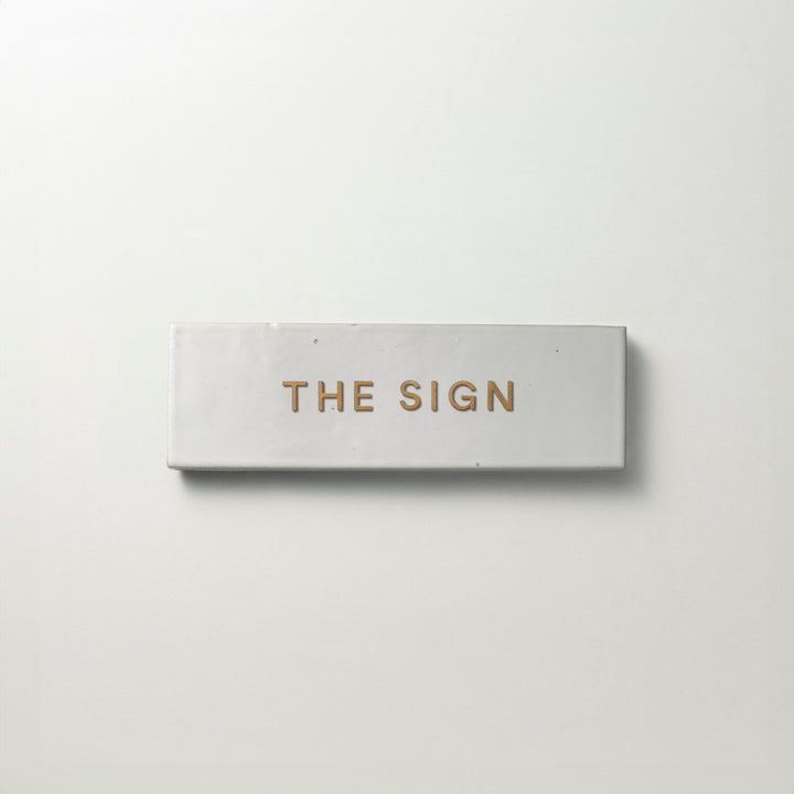 THE DOOR PLATE + 切文字サイン - zellige - PIECE OF SIGN