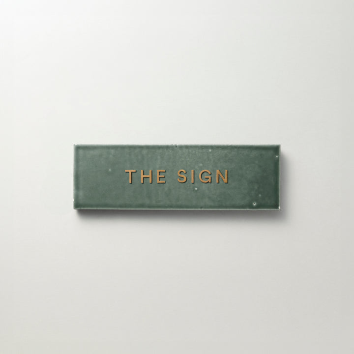 THE DOOR PLATE + 切文字サイン - zellige - PIECE OF SIGN