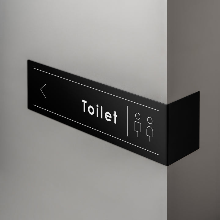 L-SHAPED DOOR SIGN