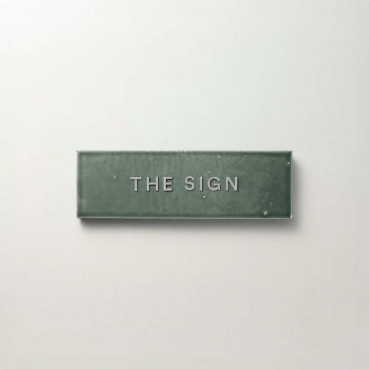 THE DOOR PLATE + 切文字サイン - zellige - PIECE OF SIGN