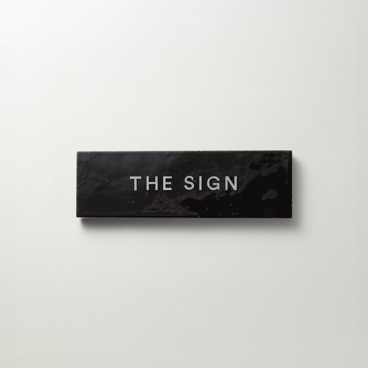 THE DOOR PLATE + 切文字サイン - zellige - PIECE OF SIGN