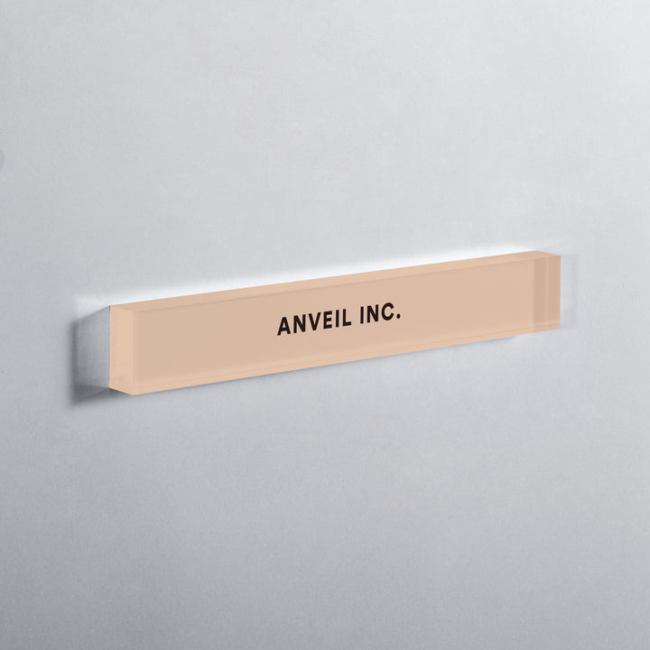 ACRYLIC DOOR PLATE - PIECE OF SIGN
