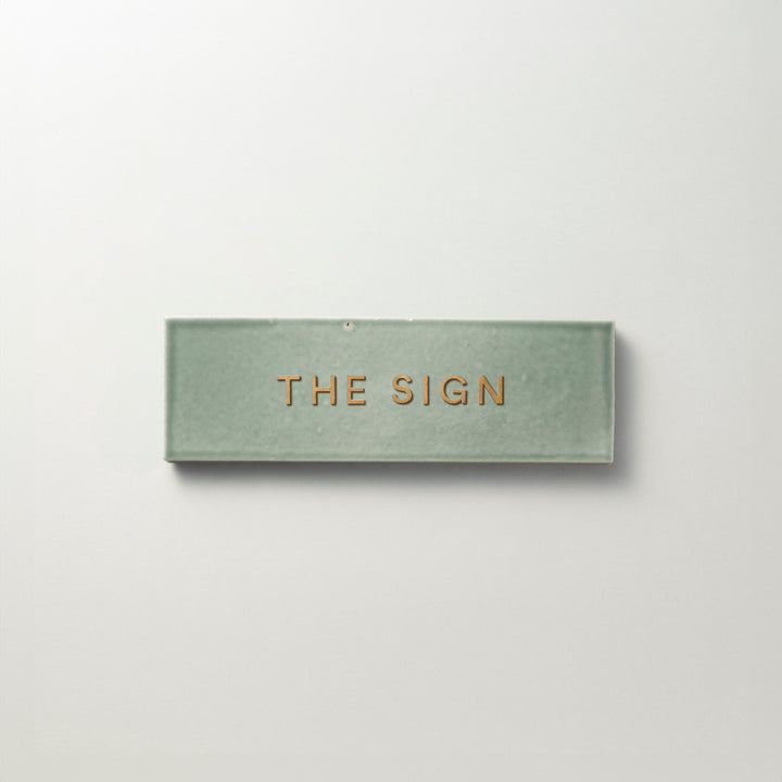 THE DOOR PLATE + 切文字サイン - zellige - PIECE OF SIGN