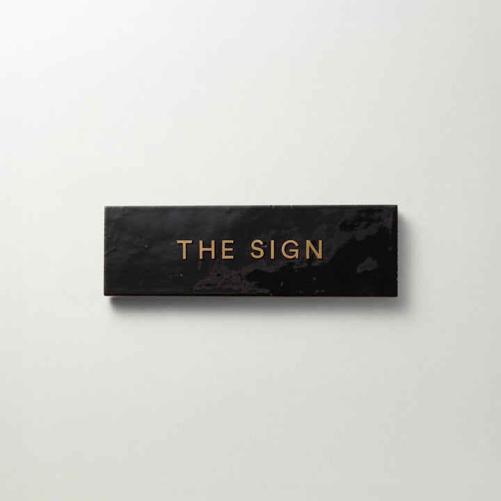 THE DOOR PLATE + 切文字サイン - zellige - PIECE OF SIGN